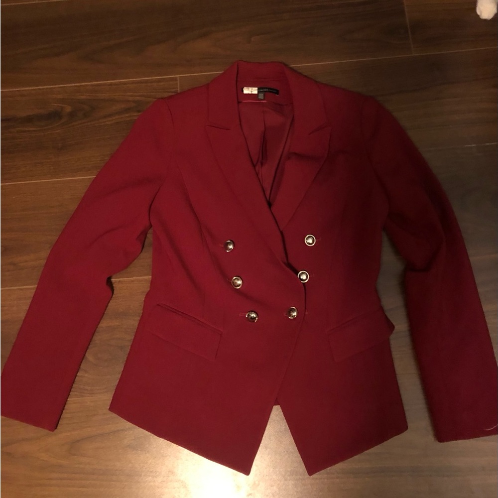 WHBM - Blazer - Wine/Maroon - size 4 -Excellent condition -